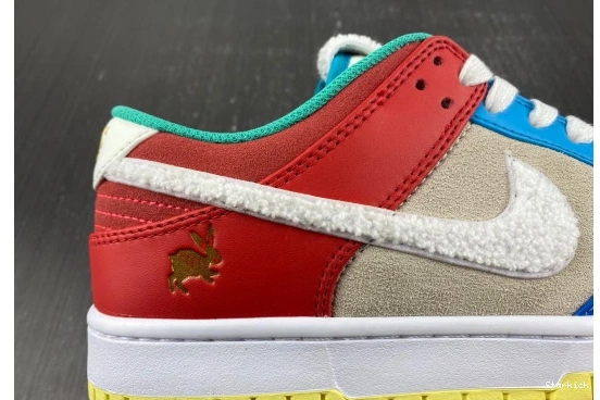 Cream Nike FD4203-111 PRM Year Rabbit Low the Retro Dunk Blue Orange of 0114